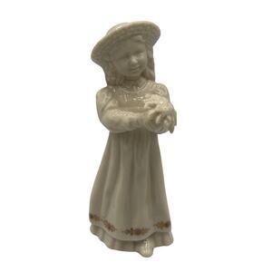 Lenox Vintage 1994 Jewels Collection Flowers for You  Girl Figurine